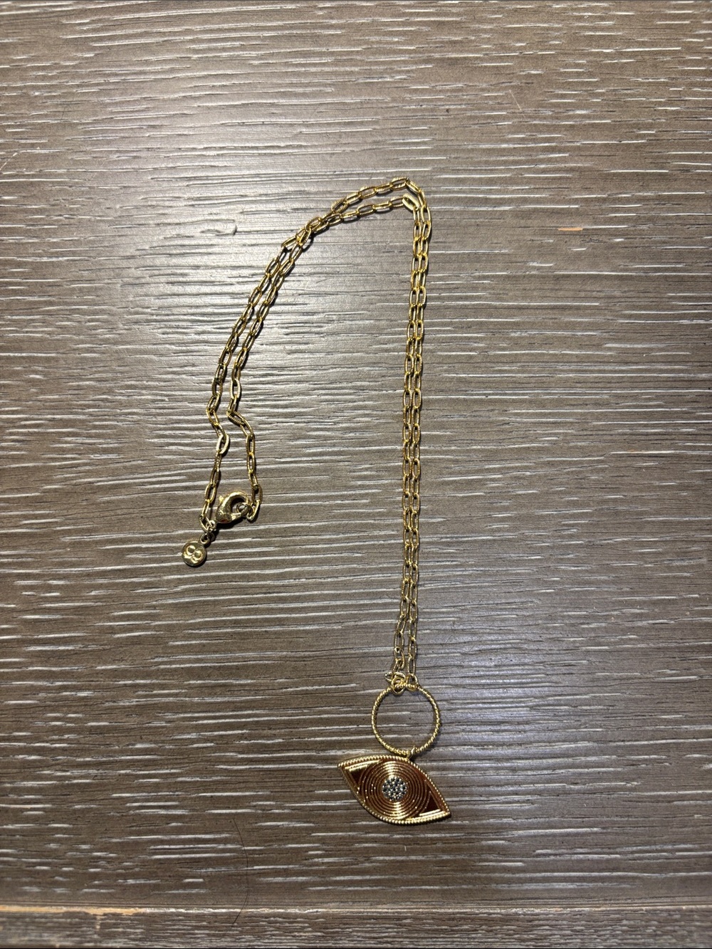 Gorjana evil eye pendant necklace
